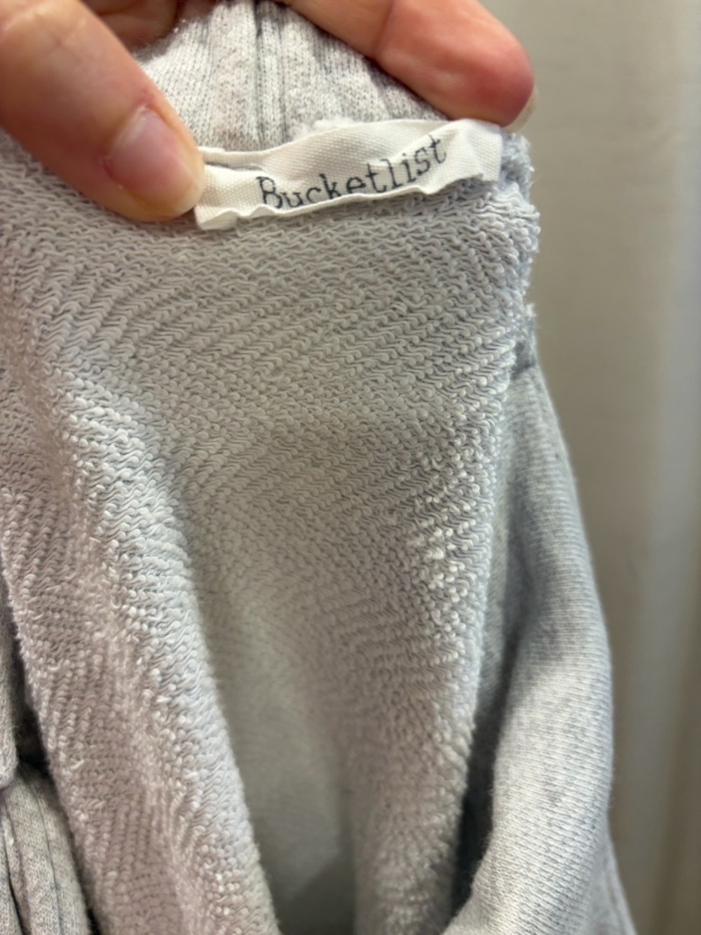 Bucketlist Wide Leg Terry Jumpsuit - Picture 9 of 10